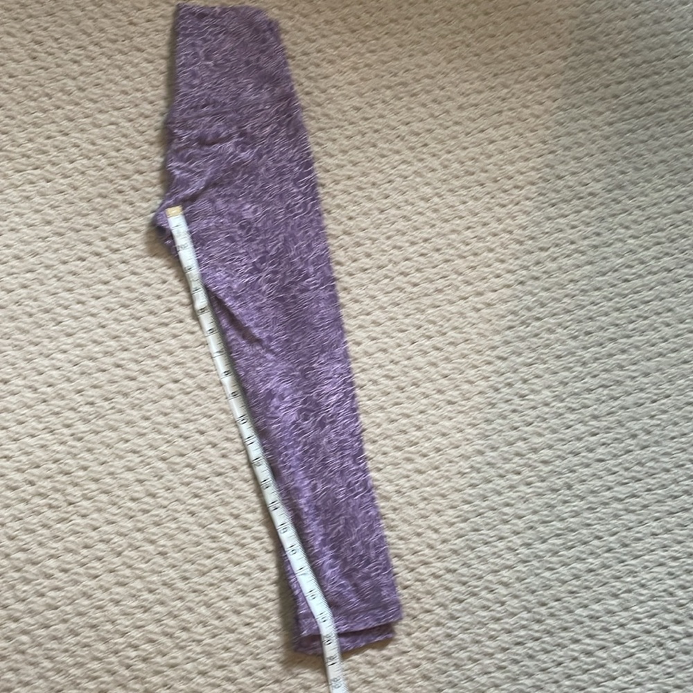 Lululemon Align Hr Purple Patterned Leggings Size… - image 3